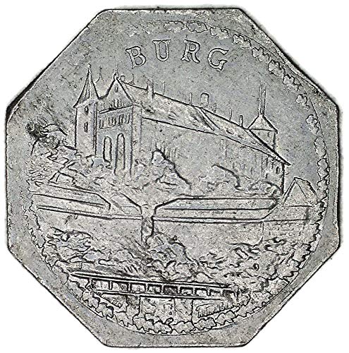 1920 DE német Notgeld A Nürnberg Vár a Szent Római Birodalom 20 Pfennig Pfennig Nagyon Jó