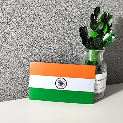 JBCD India Indiai Zászló, Mágnes Matrica - Autó TEREPJÁRÓ Teherautó (3 Pack, 3x5 Cm)