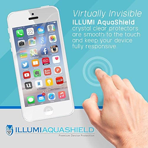 ILLUMI AquaShield képernyővédő fólia Kompatibilis a Verizon Zárójel 10 (2015)(2 Csomag) Nem-Buborék a