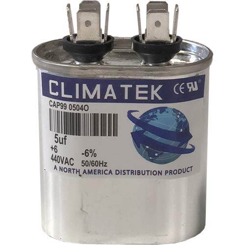 ClimaTek Ovális Kondenzátor - illik Coleman 024-21653-000 S1-02421653000 | 5 uf MFD 370/440 Volt VAC