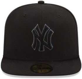 MLB New York Yankees Fekete-Szürke 59Fifty Ellátott Sapka