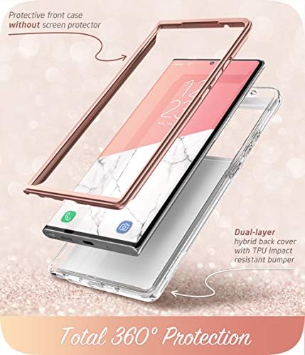 i-Blason Cosmo Sorozat Esetében Célja a Galaxy Note 20 Ultra 5G (2020-as Kiadás), Lökhárító Védő Márvány