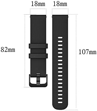 SDUTIO 20mm Karkötőt a Csukló Pánt TicWatch E A Garmin Venu A Forerunner 645 Szilikon Smartwatch Watchband