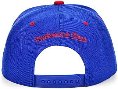 Mitchell & Ness-i LA-Los Angeles Clippers XL Logó Pop Snapback Sapka, Állítható Sapka Kék, Piros