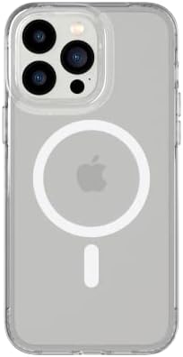 a tech21 iPhone 14 Pro Max Evo Tiszta Kompatibilis MagSafe® – karcálló, Sokk-Elnyelő Tiszta Telefon Esetében